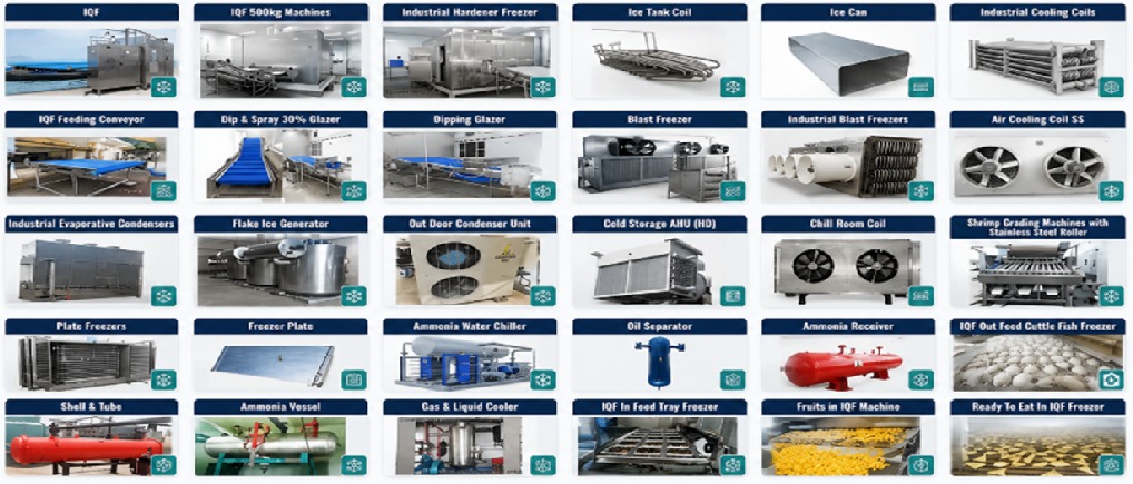 SouthEdge food processing and refrigeration product portfolio